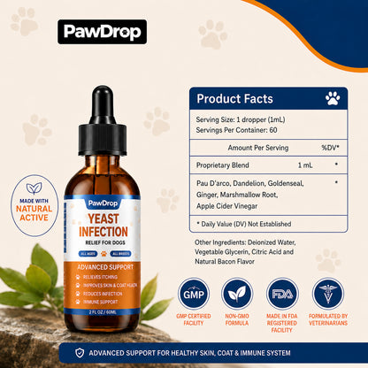PawDrop™ Natural Yeast Relief